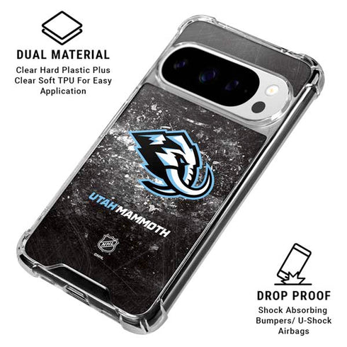 NHL Utah Mammoth Ice Frost Google Pixel 10 Pro XL Clear Case